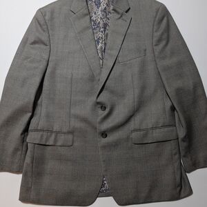 Lauren Ralph Lauren Gray Sport Coat with Structured Shoulders